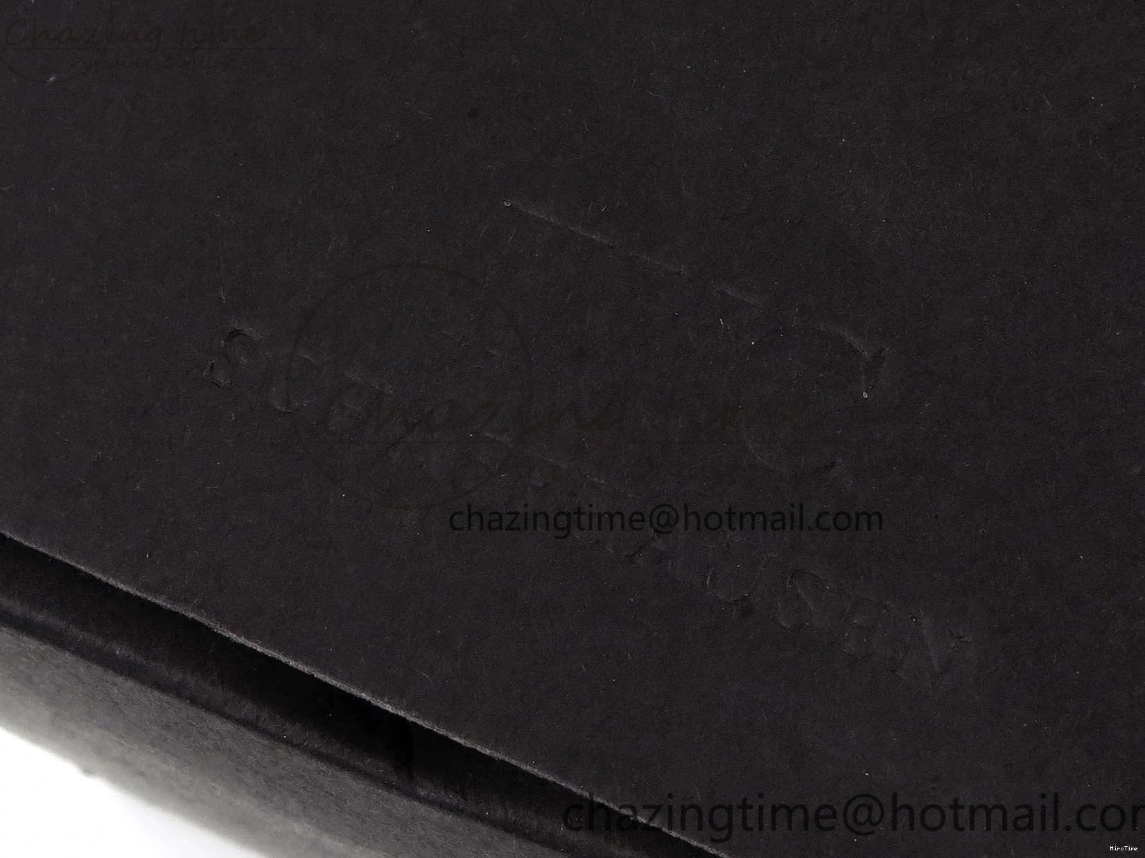 MIROTIME 0217 IWC BLACK LEATHER TRAVEL BOX FreshLook 7085